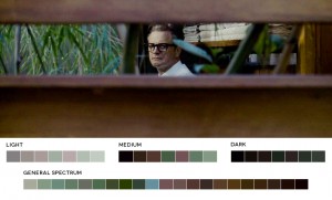 Color inspiration from A Single Man via moviesincolor.com 